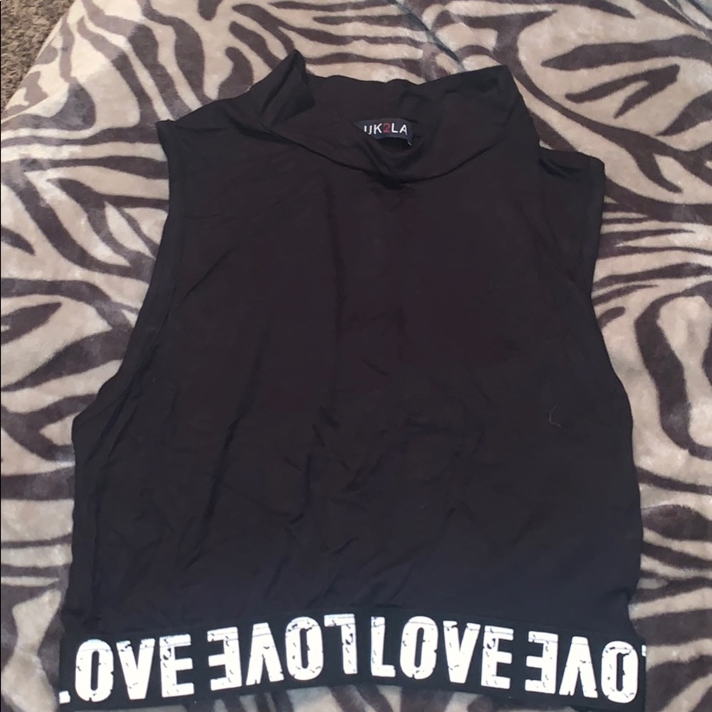 LOVE crop top